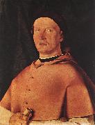 LOTTO, Lorenzo Bishop Bernardo de' Rossi oil painting on canvas